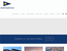 Tablet Screenshot of marinadorica.it